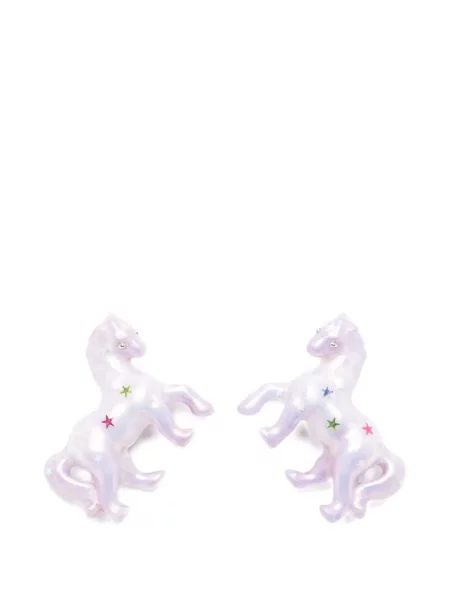 Обеци Yvmin виолетово