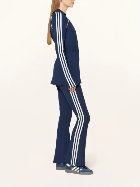Adidas Originals Tréninkové Kalhoty Adidas Originals Waffle tmavě modrá bílá