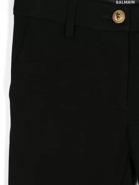 Spodnie dziecięce Balmain czarne
