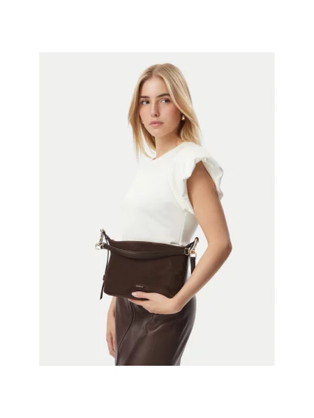 Furla Torebka Tonie Mini brązowy