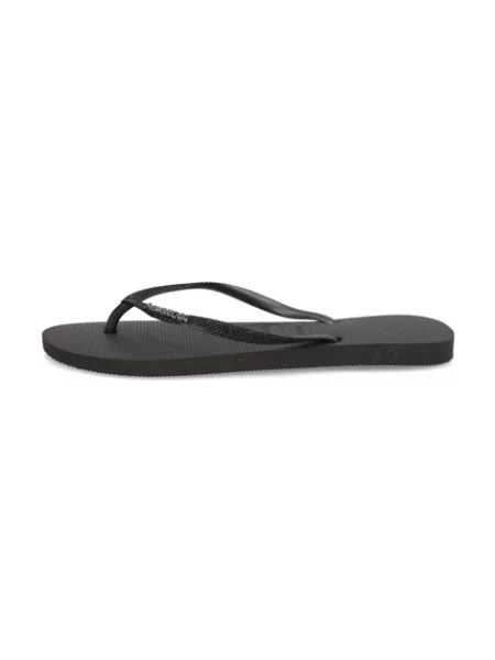 HAVAIANAS Žabky SLIM GLITTER II / stříbrná černá