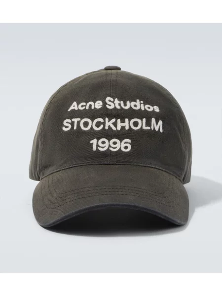 Șapcă Acne Studios cu broderie negru