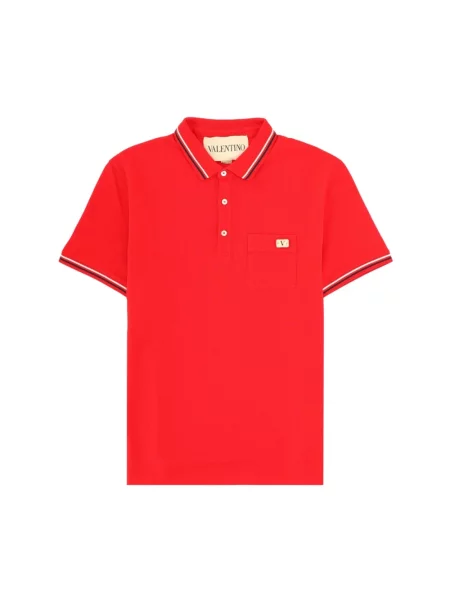 Koszulka polo Valentino czerwona