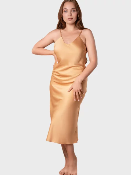 Ночная рубашка Brabrabra бежевая