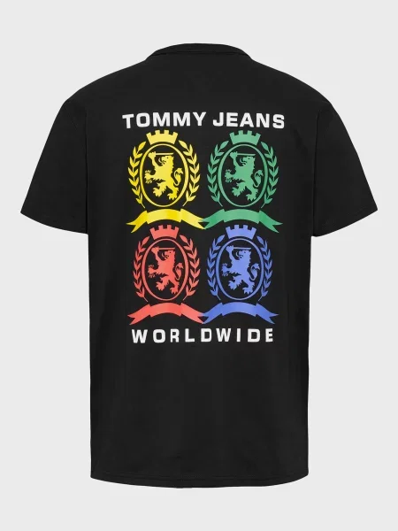 Футболка Tommy Jeans чорна