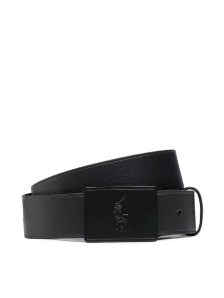 Polo Ralph Lauren Vyriškas Pp Plaque Belt juoda