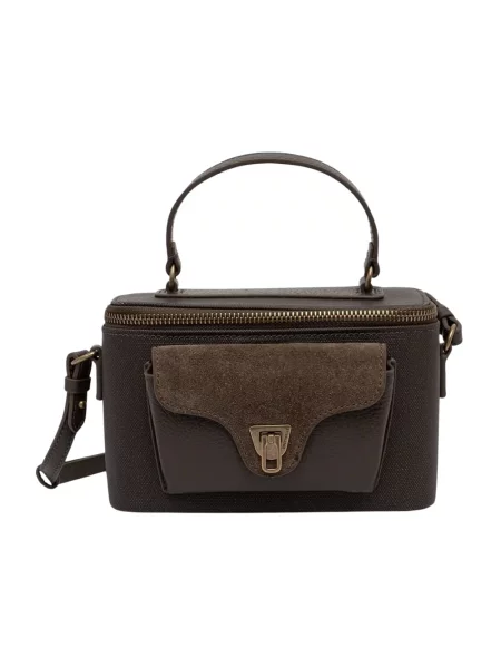 Torebka crossbody Coccinelle skórzana zielona