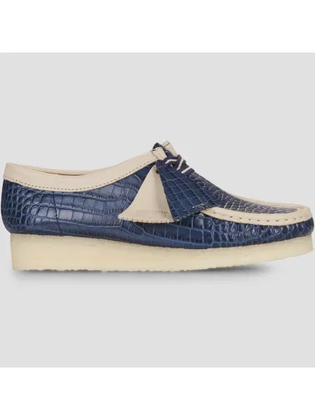 Pantofi Clarks Originals albastru