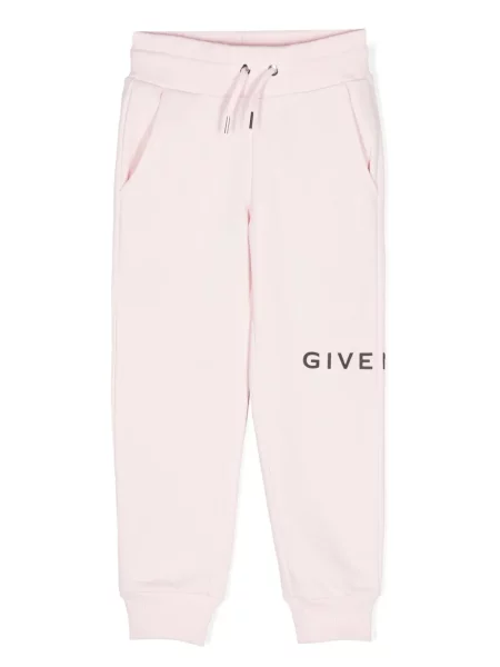 Spodnie dziecięce Givenchy różowe