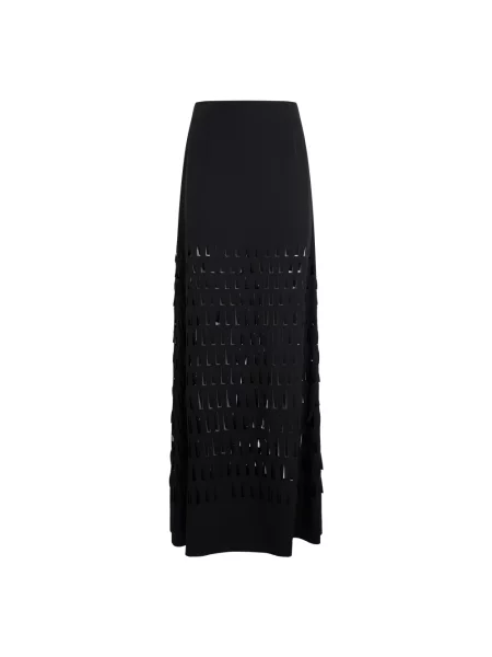 Długa spódnica maxi Alberta Ferretti czarna