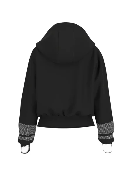 Hanorac cu glugă Guess cu imagine negru