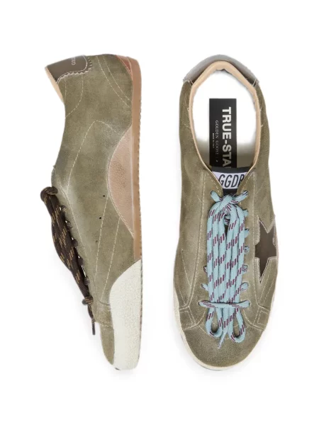Szarvasbőr sneaker Golden Goose zöld