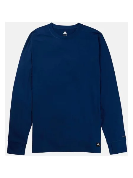 Koszulka termoaktywna z długim rękawem burton midweight crewneck granatowa S niebieska