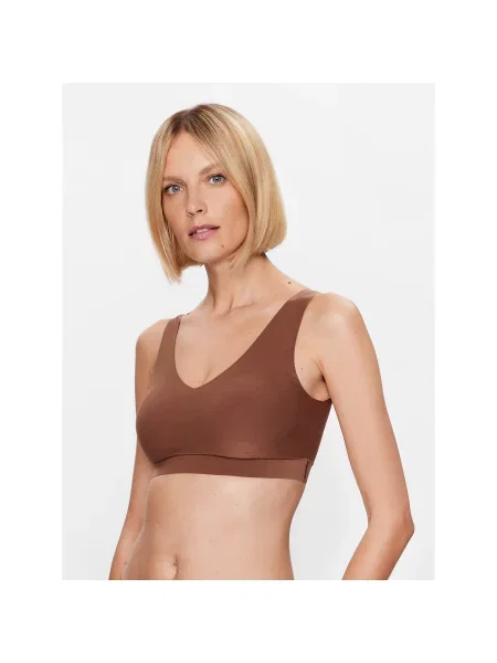 Chantelle Melltartó felső Soft Stretch barna