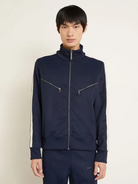 Palm Angels Bluza Rozpinana blau granatowa