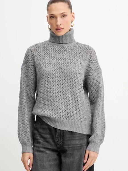 Fracomina pulover cu guler gri