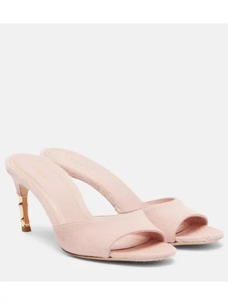 Papuci tip mules Gucci roz