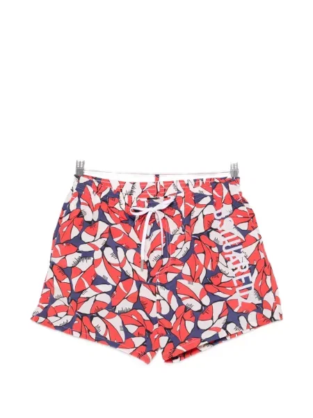 Slip de baie Dsquared2 cu imagine roșu