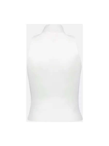 Top Diesel żakardowy biały