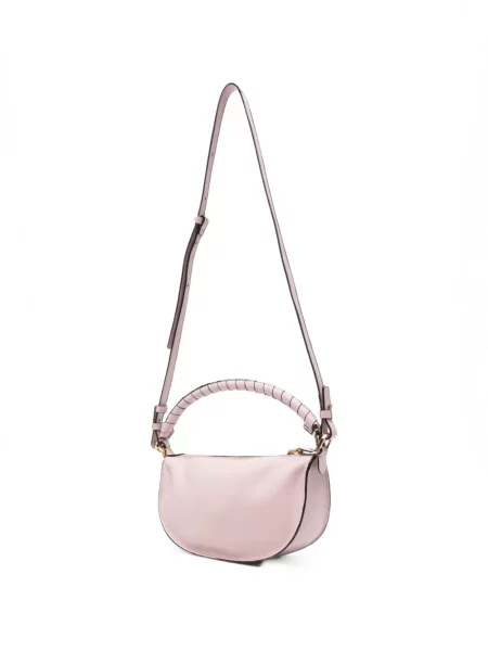 Geantă shopper Chloé din piele roz