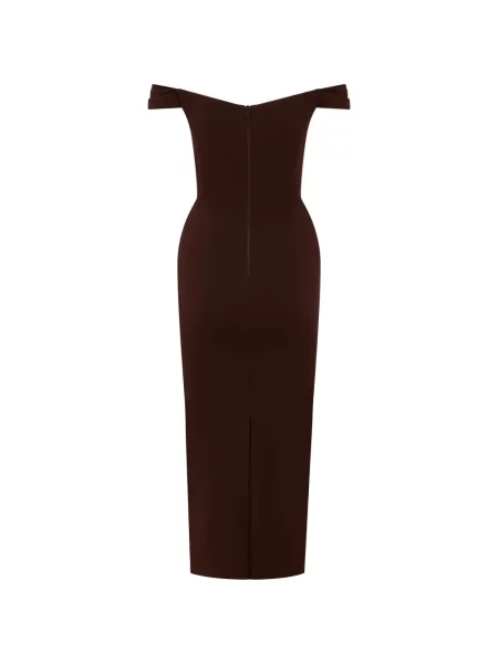 Rochie midi Alex Perry maro