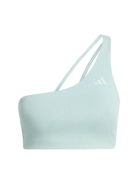 Adidas Sportovní Podprsenka Optime Rib Ls mátová