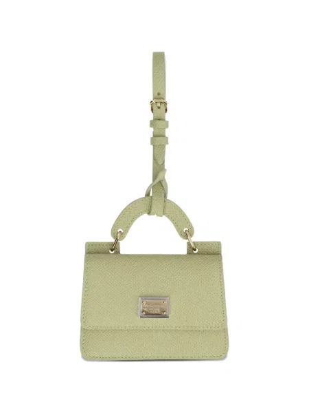 Portofel Dolce & Gabbana din piele cu autograf verde