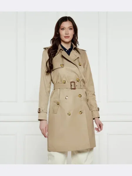 Haină de mazăre Lauren Ralph Lauren bej