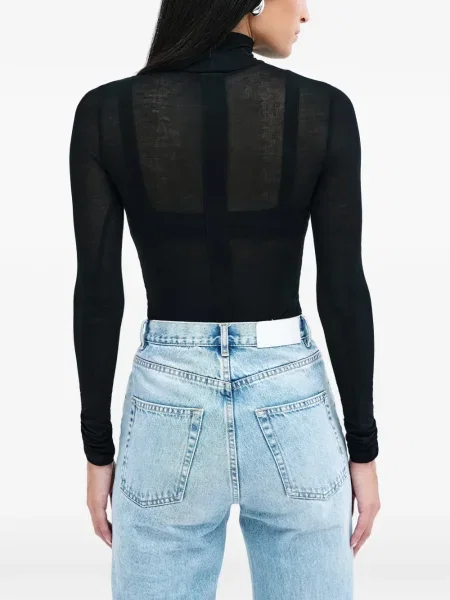 Top Marcella lung negru