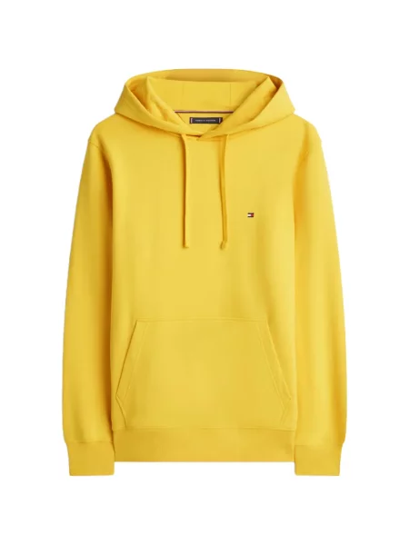 Hanorac cu glugă Tommy Hilfiger cu broderie galben