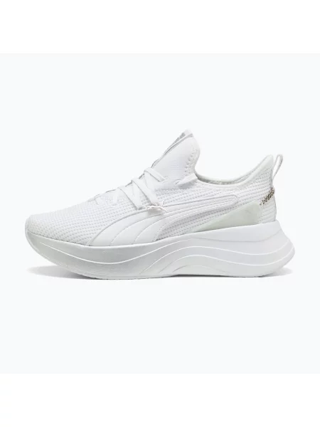 Încălțăminte pentru femei PUMA Softride Sabrina Polished Chrome puma white/silver mist/puma silver alb