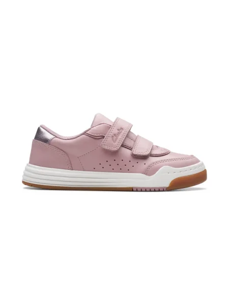 Sneakersy dziecięce Clarks różowe