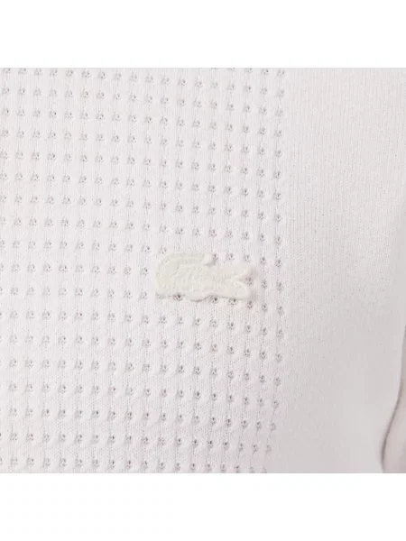 Поло Lacoste белое