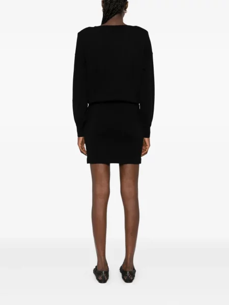 Rochie maxi P.a.r.o.s.h. lungă de costum negru