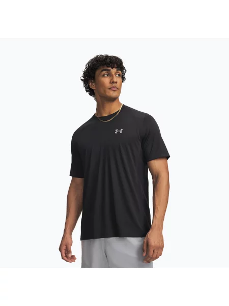 Tricou de antrenament bărbați Under Armour Tech Utility SS black/steel negru