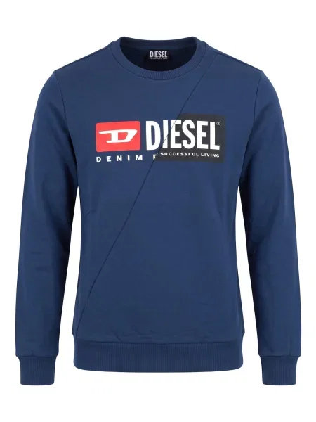 DIESEL Pulover S-GIRK-CUTY regal albastru