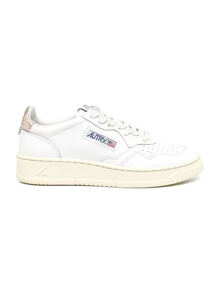 AUTRY sneakersy skórzane Medalist Low białe