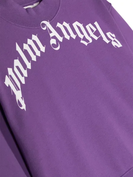 Bluza dziecięca Palm Angels fioletowa
