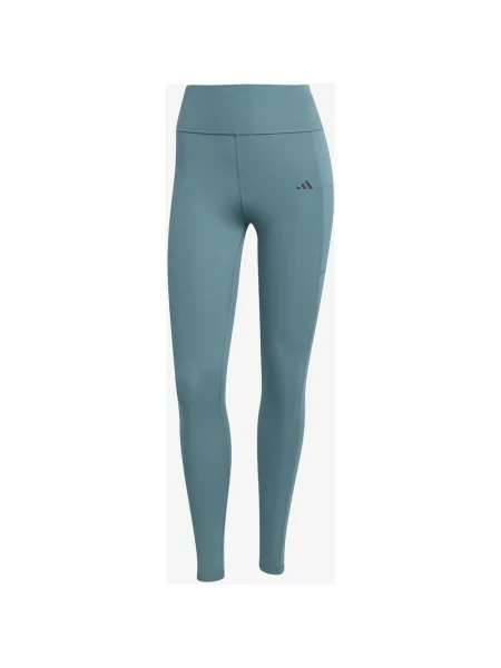 Legginsy długie Adidas Optime Stash niebieskie XS czarne