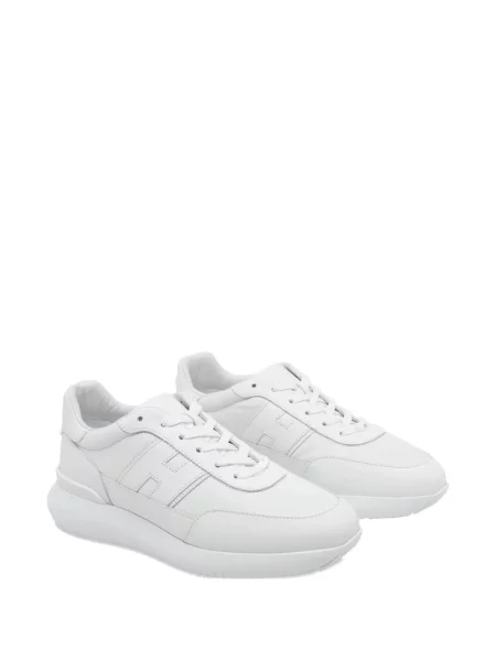 Sneakerși Hogan Interactive cu autograf alb