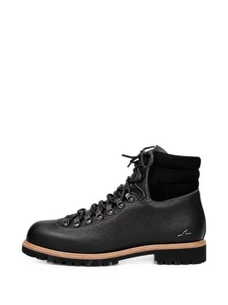 Botine Paul & Shark cu șireturi din piele negru