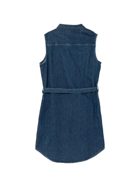 Sukienka mini dziecięca Guess niebieska