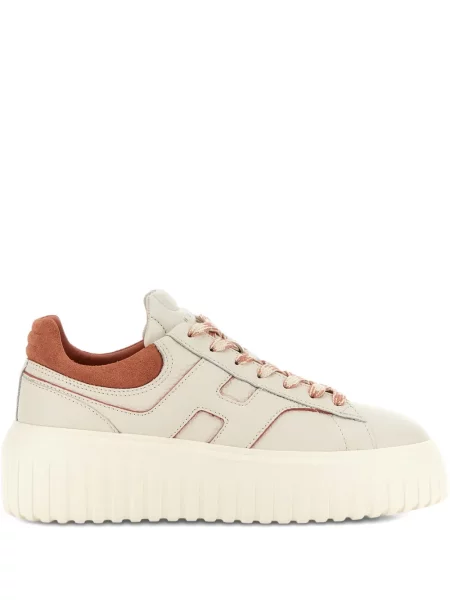 Sneakerși Hogan cu dungi cu platformă