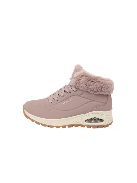 SKECHERS Ghete cu șireturi UNO RUGGED mauve