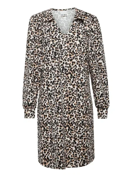 ICHI Rochie Kate maro / negru alb