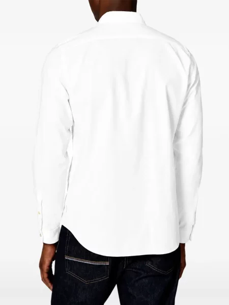 Cămașă Paul Smith din țesătură twill alb