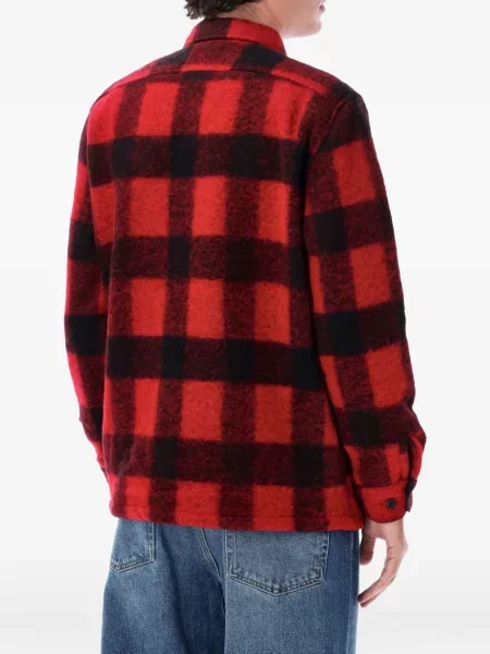 Карирана фланелена риза Portuguese Flannel червено