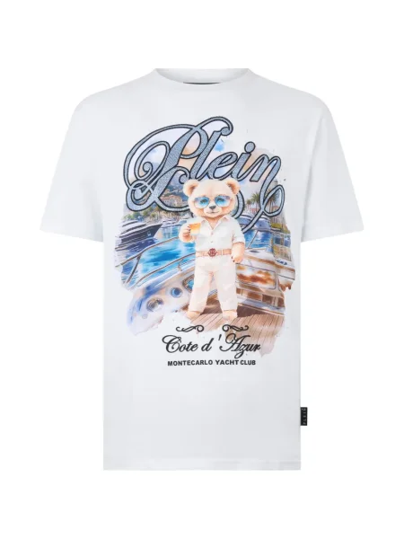 Tricou Philipp Plein alb