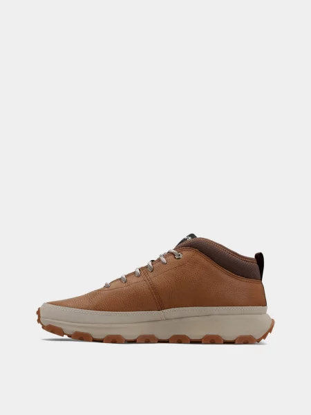 Черевики Timberland Winsor Mid нубук/текстиль коричневий