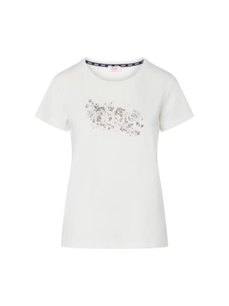Liu Jo Tricou bej închis alb